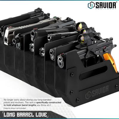 savior przenosny stojak na pistolety 8 szt mobile pistol storage rack black rk hand x8 bk