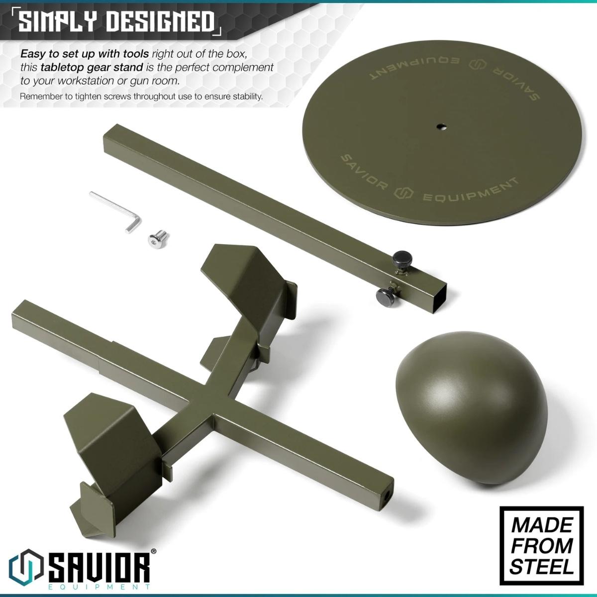savior stojak taktyczny nablatowy h p c rack tabletop gear stand od green rk st hpc og
