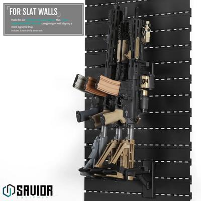 savior regulowany wieszak uchwyt na bron dluga wall rack system adjustable rifle wall rack black wrs acc ad3 bk