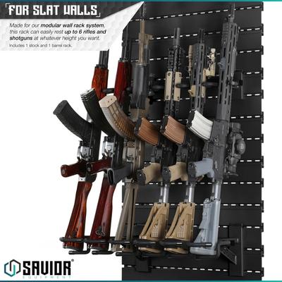 savior wieszak uchwyt na bron dluga wall rack system rifle wall rack black wrs acc rf6 bk