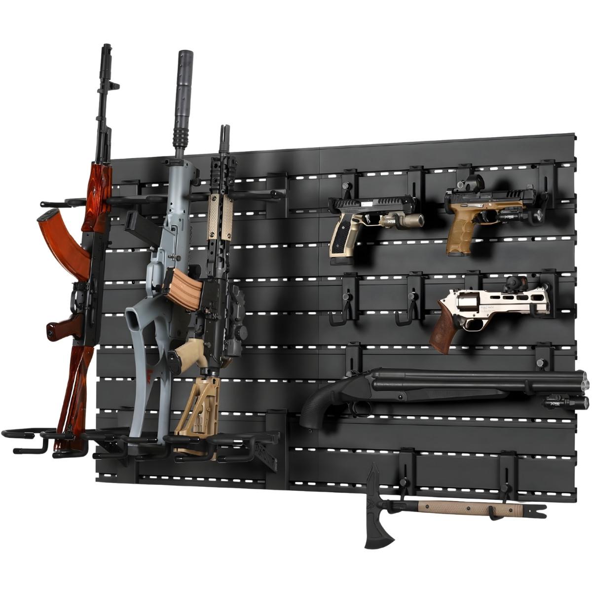 savior kompletny system montazowy wall rack system 10 panel kit black wrs full r6p12 bk