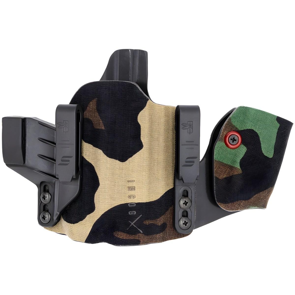 safariland kabura incog x iwb do pistoletu glock 17 19 w large light w mag caddy prawa woodland camo m81 incog 0 835 a 2 cx1 c99