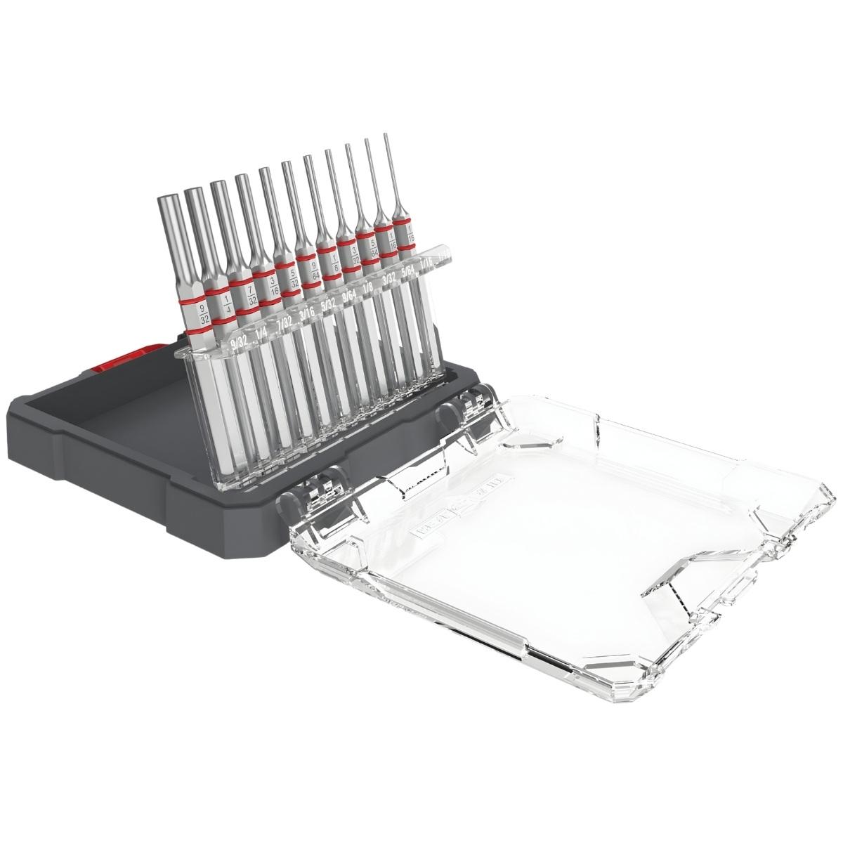 real avid zestaw wybijakow standard pin accu punch 11 elementow stalowe avapk s