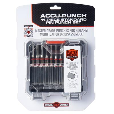 real avid zestaw wybijakow standard pin accu punch 11 elementow stalowe avapk s