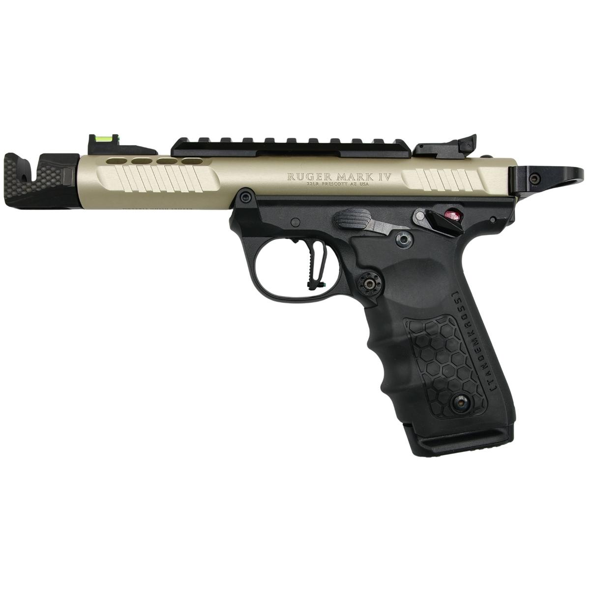 ruger mark iv 22 45 lite champagne custom racegun x tandemkross 43955