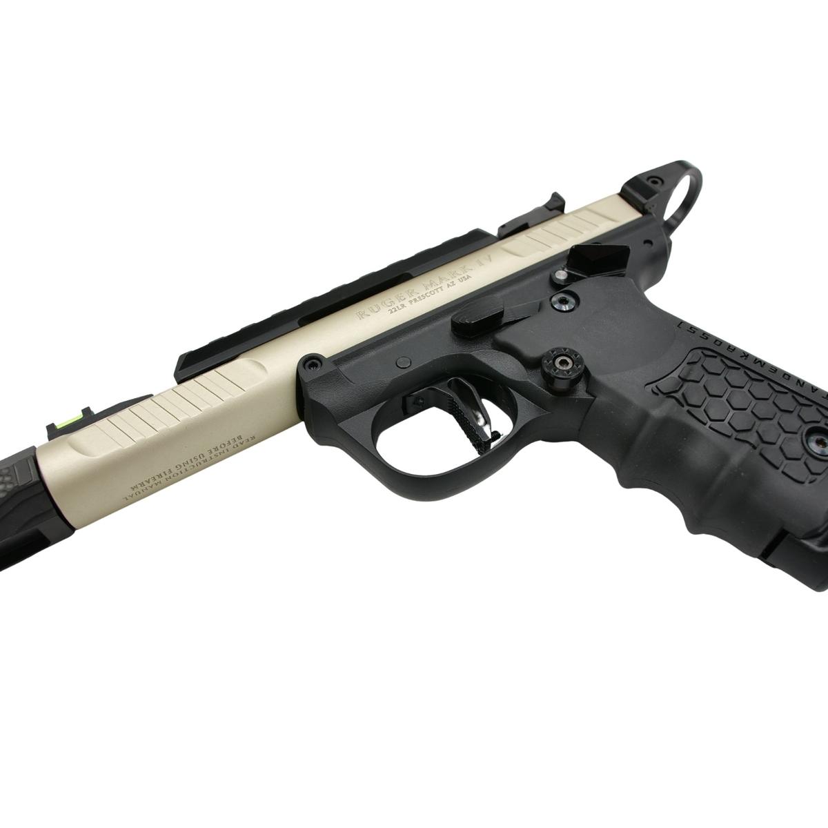 ruger mark iv 22 45 lite champagne custom racegun x tandemkross 43955