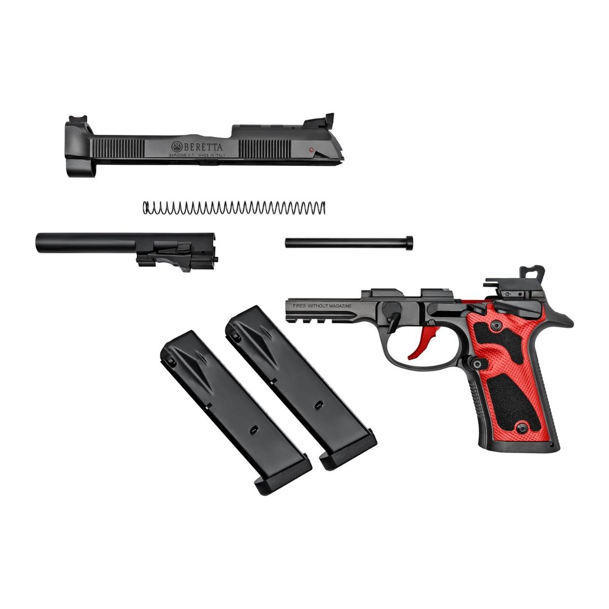 beretta 92x target performance optic dark red