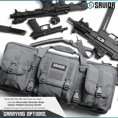 savior torba double rifle bag american classic shorty 24 gray rb 2412dg v1 gs