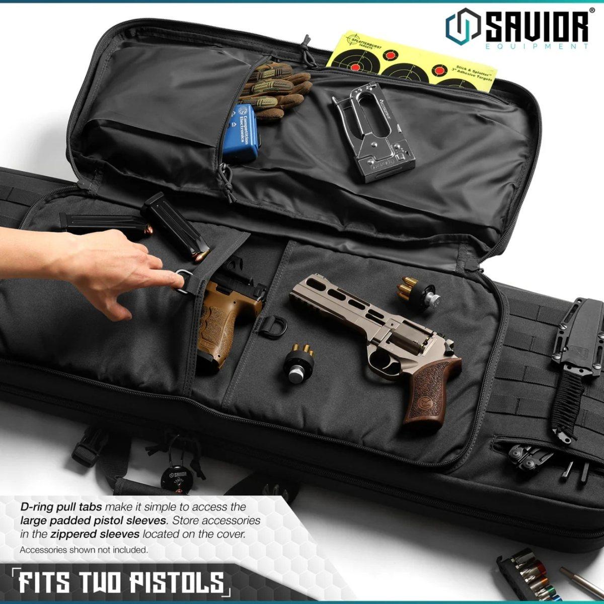 savior torba double rifle bag american classic 55 obsidian black rb 5512dg v1 bk