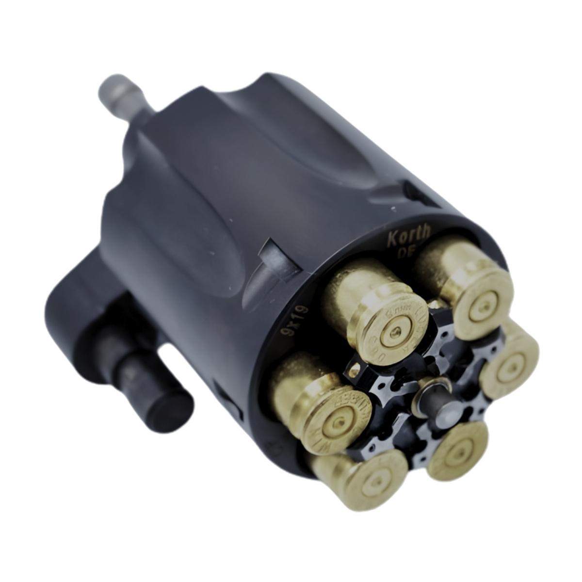 wymienny beben nabojowy w kalibrze 9x19 do rewolweru korth combat 6 strzalowy 60 093