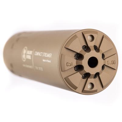 silent steel tlumik flow compact streamer gen 3 steel 5 56 magpul fde cst556fde ss