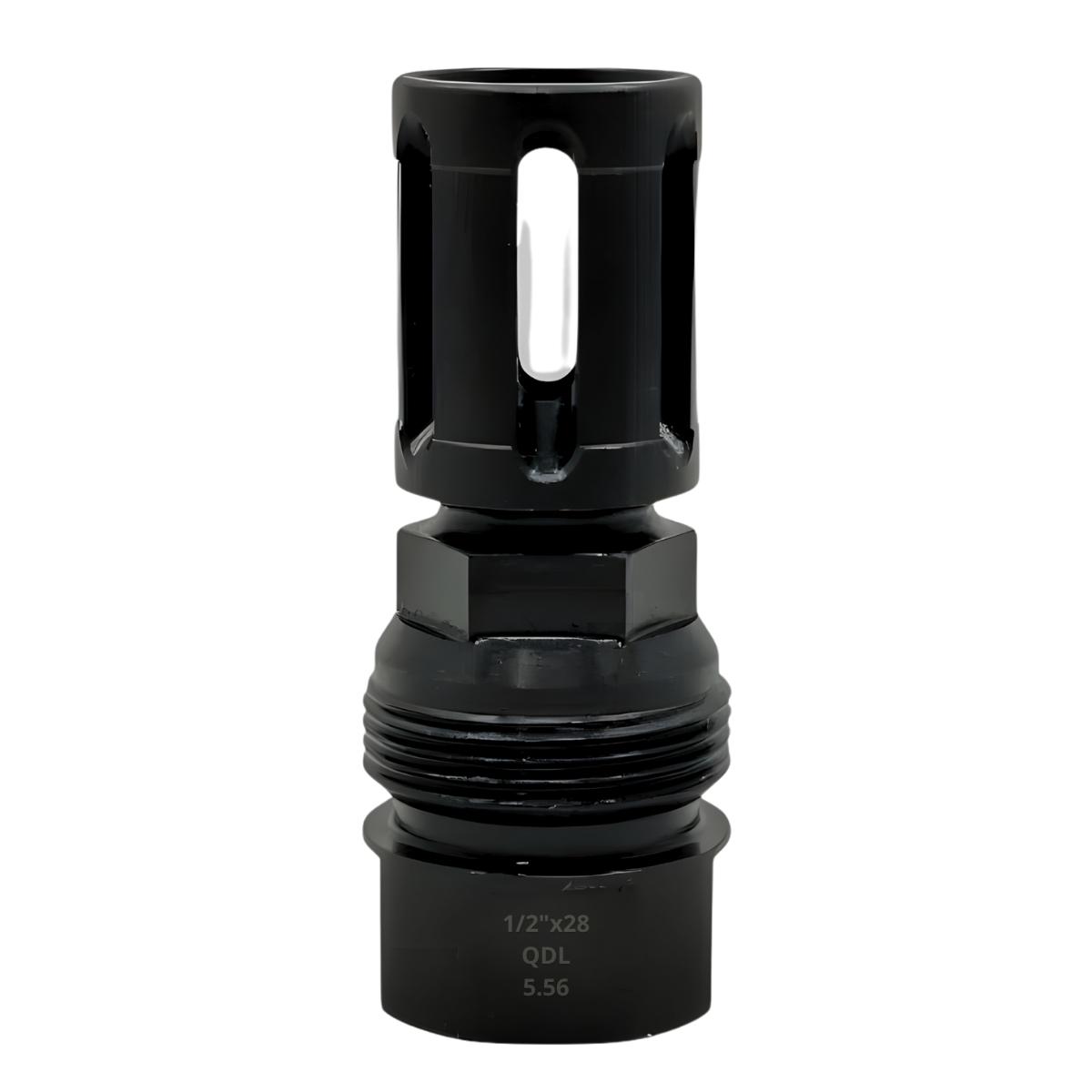 silent steel tlumik plomienia a1 z systemem qdl gwint 1 2x28 long fha1 556 12x28 qdl l