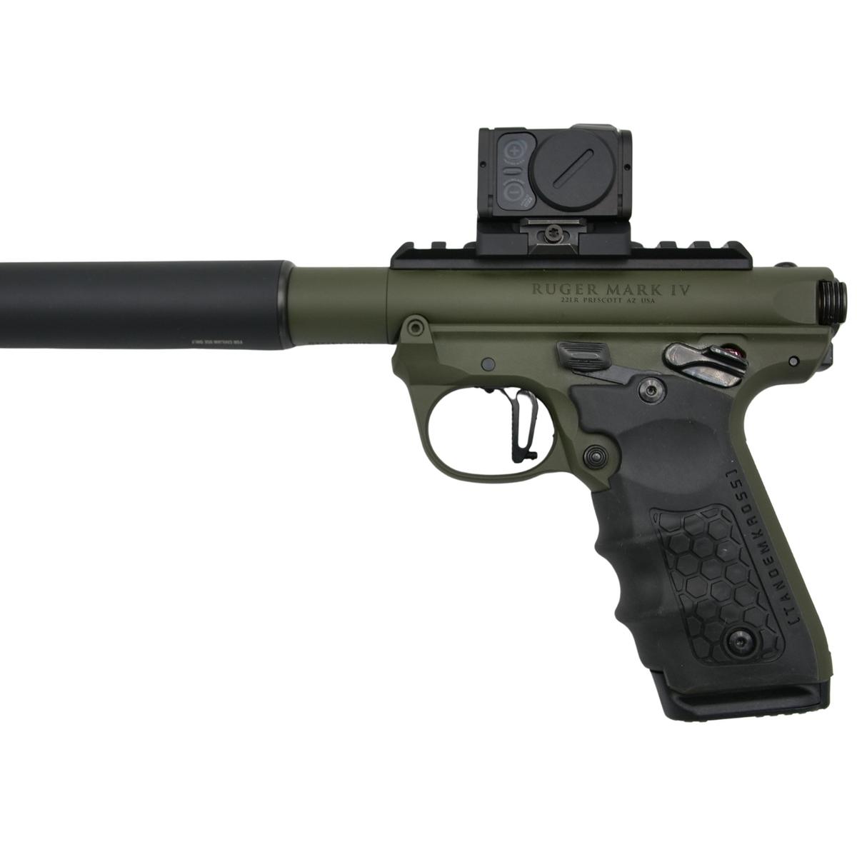 ruger mark iv 22 45 tactical 3 od green hush x tandemkross 40182