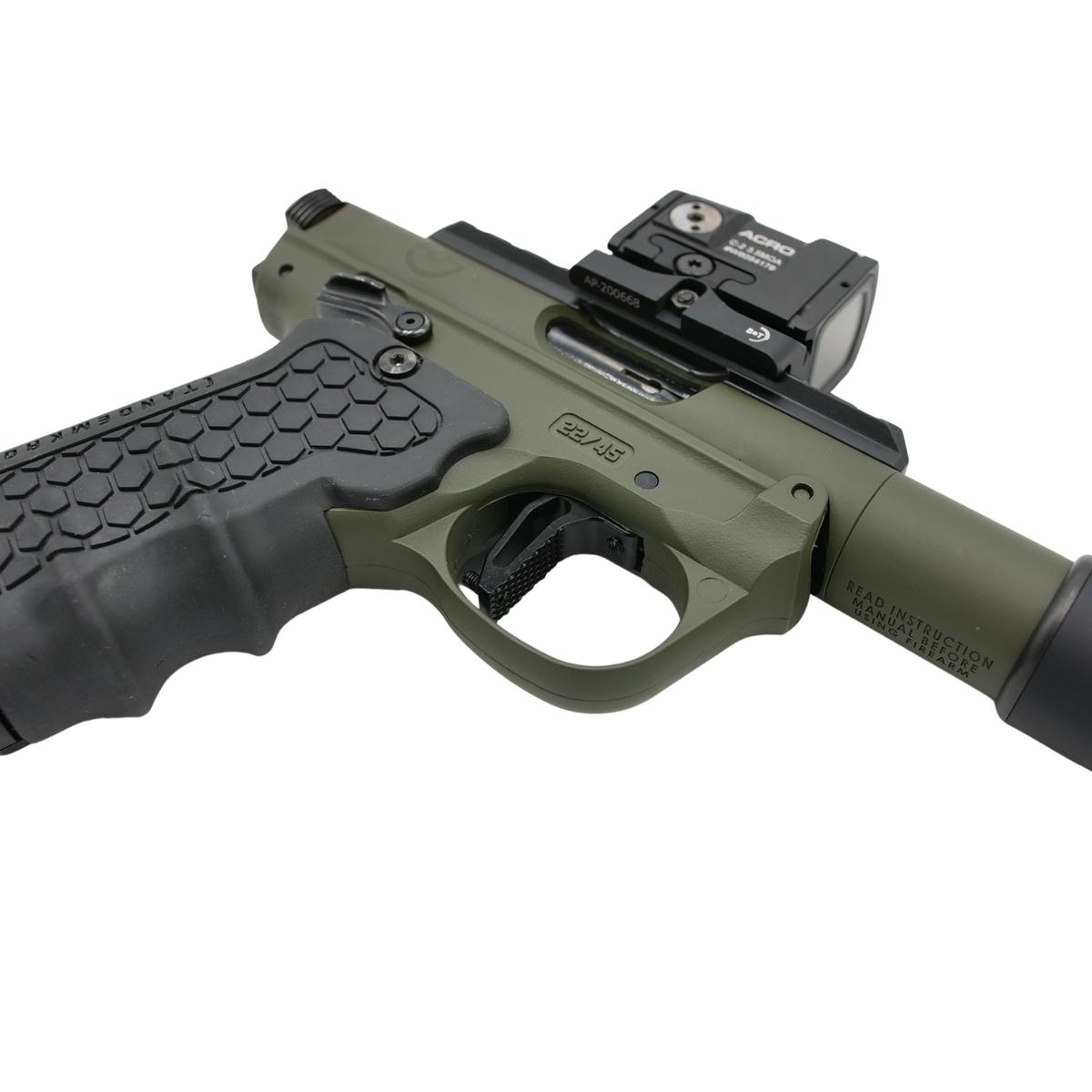 ruger mark iv 22 45 tactical 3 od green hush x tandemkross 40182
