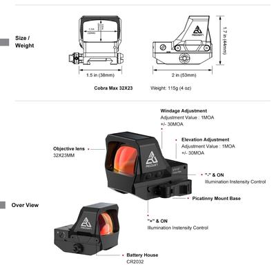redwin kolimator cobra max 32 23 mtr sp rwd37
