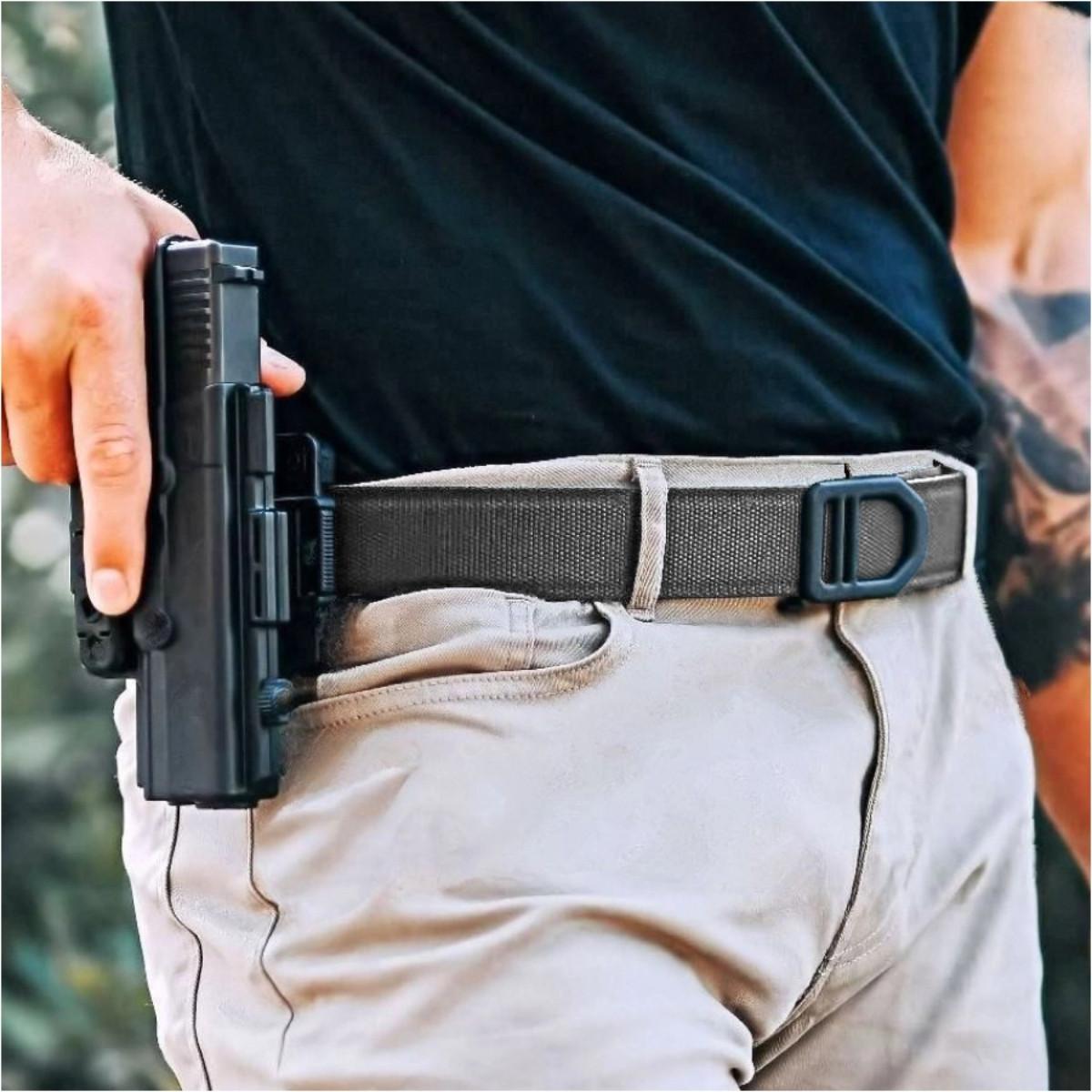 kore pas taktyczny essentials tactical nylon gun belt x5 szary x5tacgray