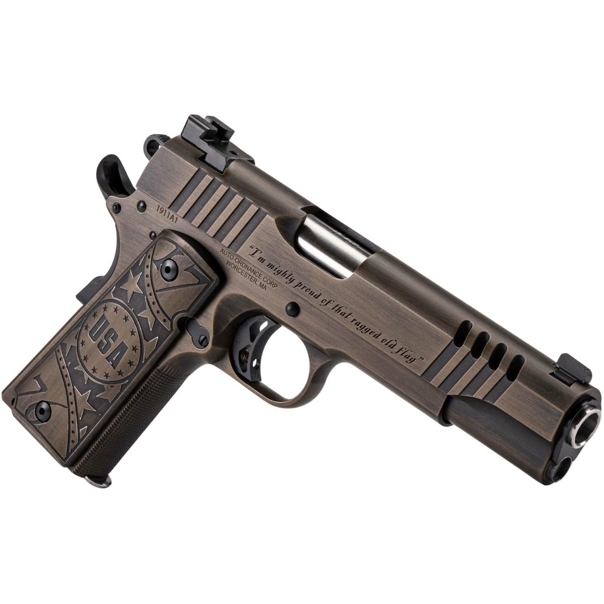 auto ordnance custom 5 old glory limited 1911tcac11n