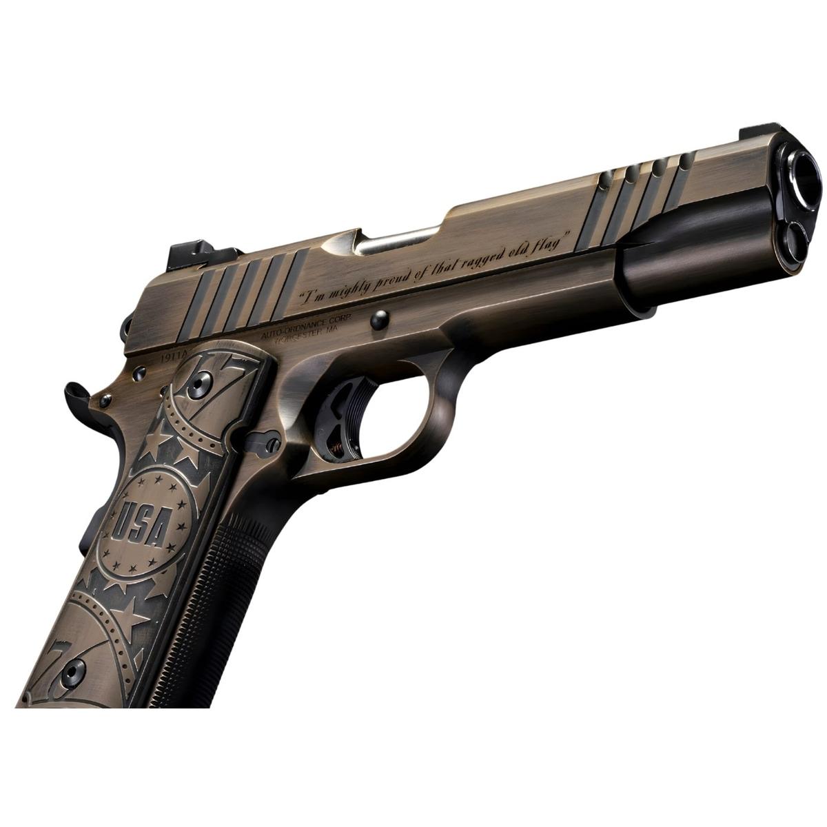 auto ordnance custom 5 old glory limited 1911tcac11n