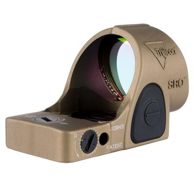 trijicon kolimator sro adjustable led 1 moa coyote brown sro1 c 2500021