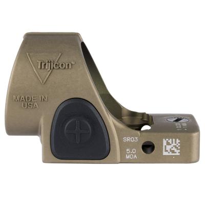 trijicon kolimator sro adjustable led 5 moa coyote brown sro3 c 2500022