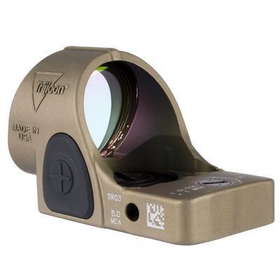 trijicon kolimator sro adjustable led 5 moa coyote brown sro3 c 2500022