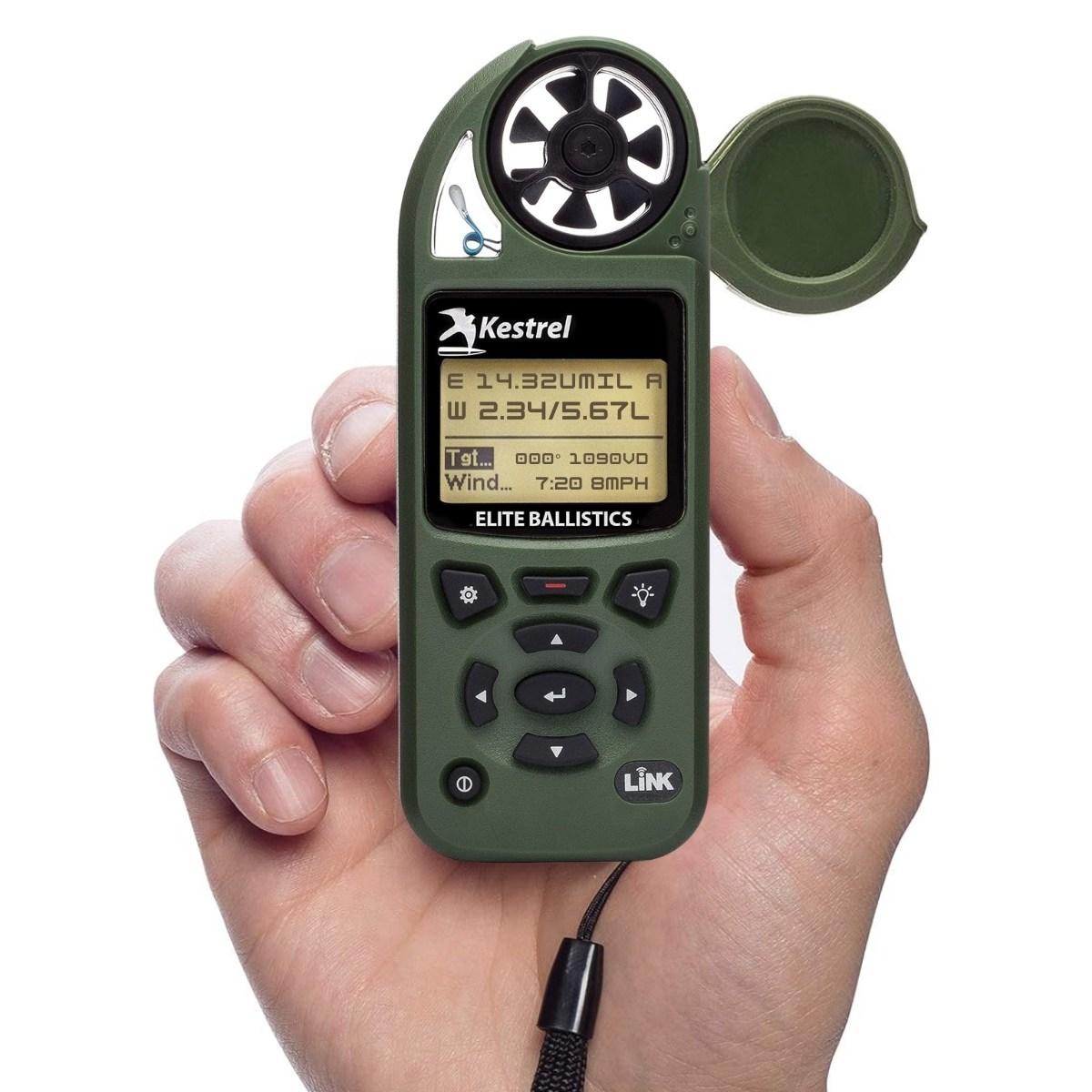 kestrel stacja pogodowa 5700 elite bluetooth link applied ballistics olive