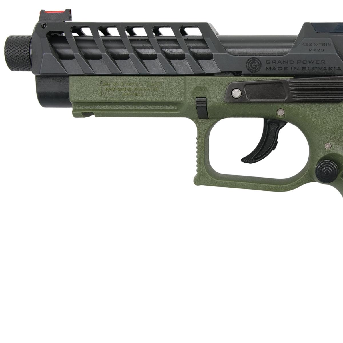 grand power k22 x trim mk23 or gwint 1 2x28 od green