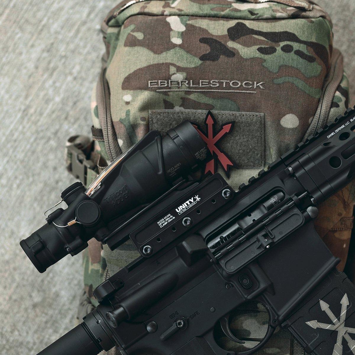 unity tactical fast cog mount czarny fst cogb