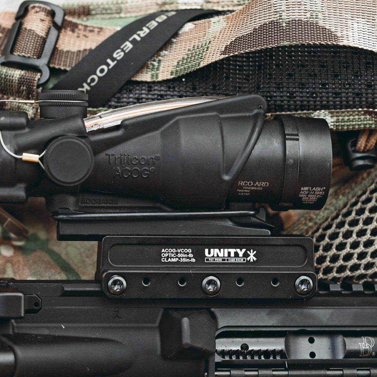 unity tactical fast cog mount czarny fst cogb