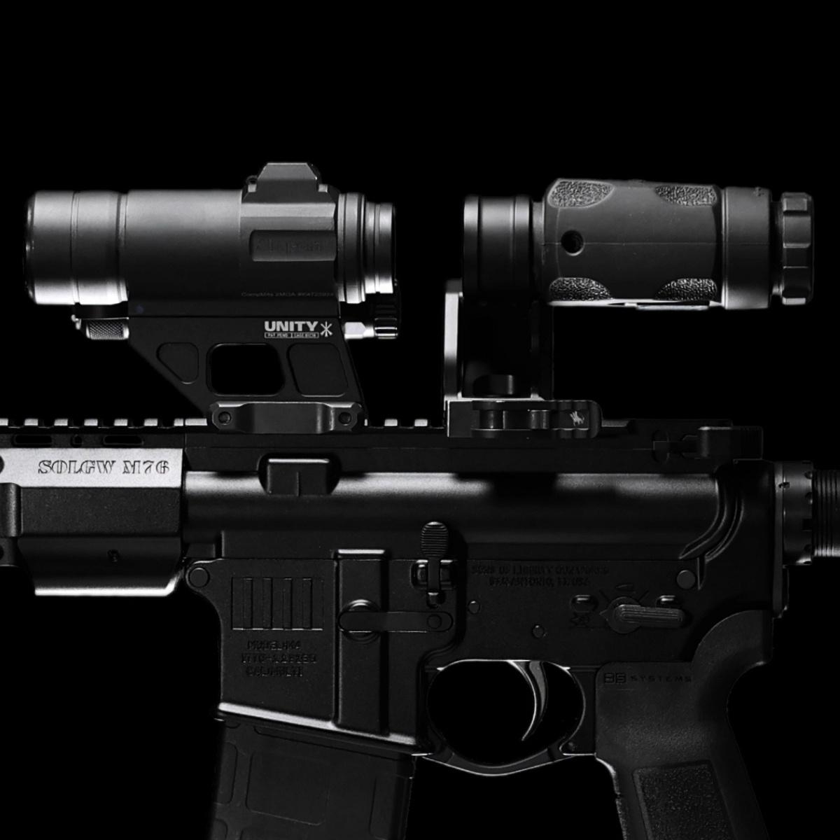 unity tactical fast comp mount czarny fst comb