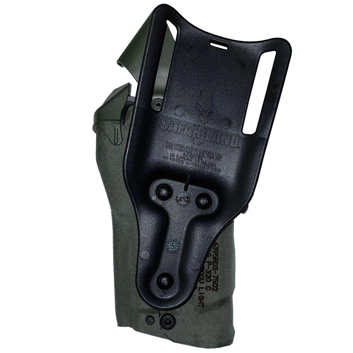 safariland kabura 6395rds low ride level 3 do pistoletu glock 17 22 green prawa 6395rds 832 731