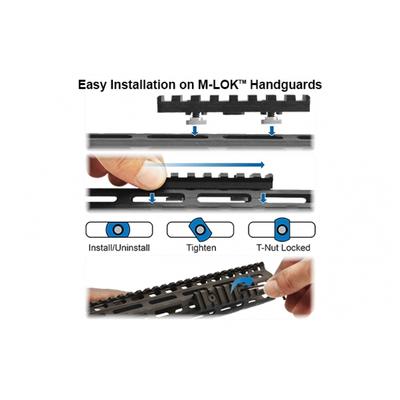 utg leapers szyna picatinny m lok 8 slotow mturs09m