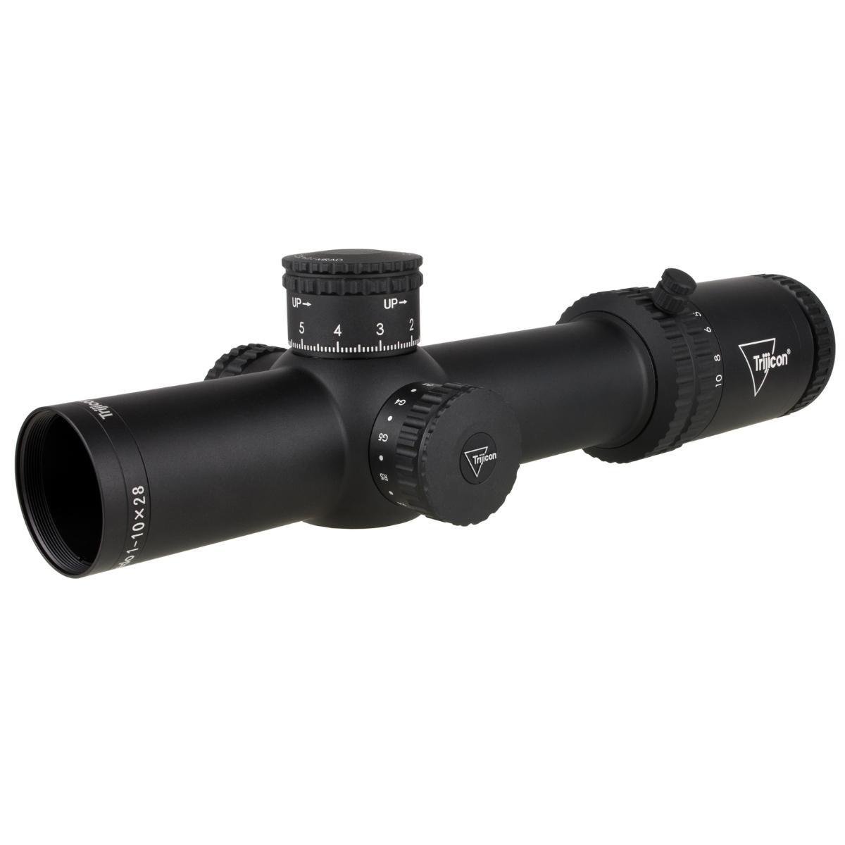 trijicon luneta credo 1 10x28 mrad segmented circle red green ffp cr1028 c 2900050