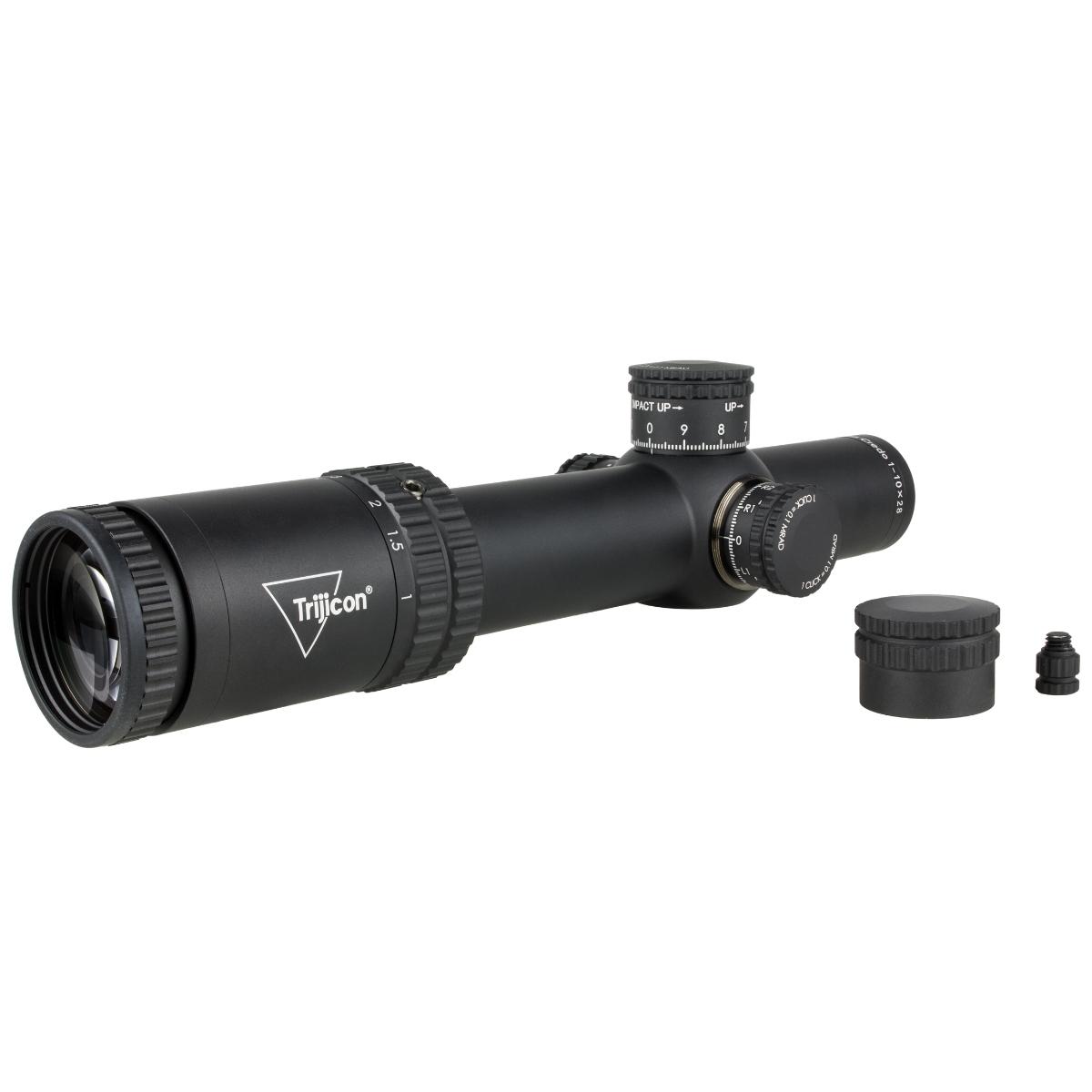 trijicon luneta credo 1 10x28 mrad segmented circle red green ffp cr1028 c 2900050