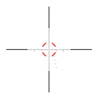 trijicon luneta credo 1 10x28 mrad segmented circle red green ffp cr1028 c 2900050
