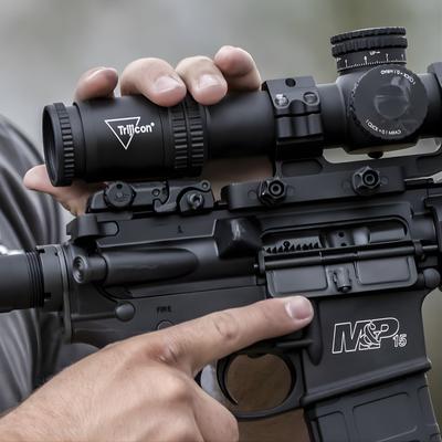 trijicon luneta credo 1 10x28 mrad segmented circle red green ffp cr1028 c 2900050