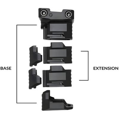 strike industries chwyt przedni strike stacked angled cms picatinny blk si ar cms psaf bk