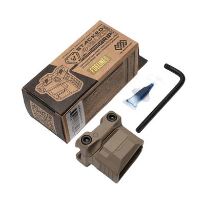 strike industries chwyt przedni strike stacked angled cms picatinny fde si ar cms psaf fde