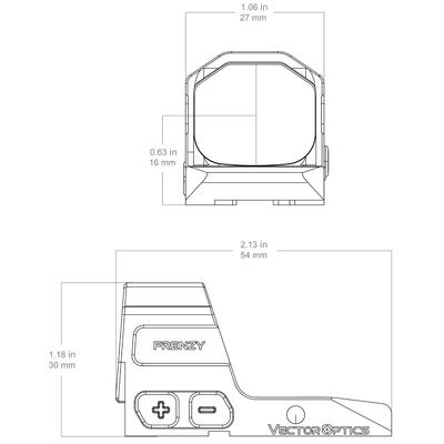 vector optics kolimator otwarty frenzy fa 1x20x24 cz p 10 shadow 2 or czarny scrd 82