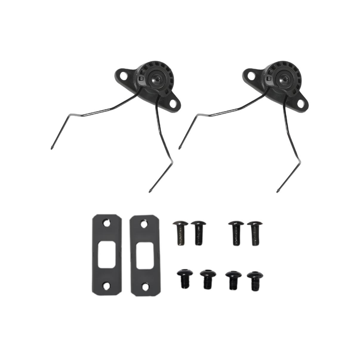 unity tactical montaz mark 2 0 kit do szyn arc 3m peltor comtac invisio czarny hlm m2b