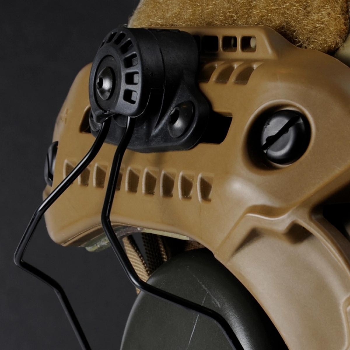 unity tactical montaz mark 2 0 kit do szyn arc 3m peltor comtac invisio czarny hlm m2b