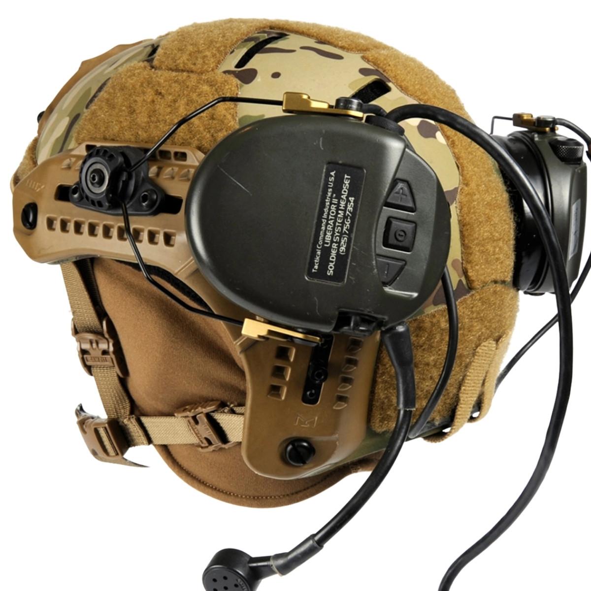 unity tactical montaz mark 2 0 kit do szyn arc 3m peltor comtac invisio czarny hlm m2b