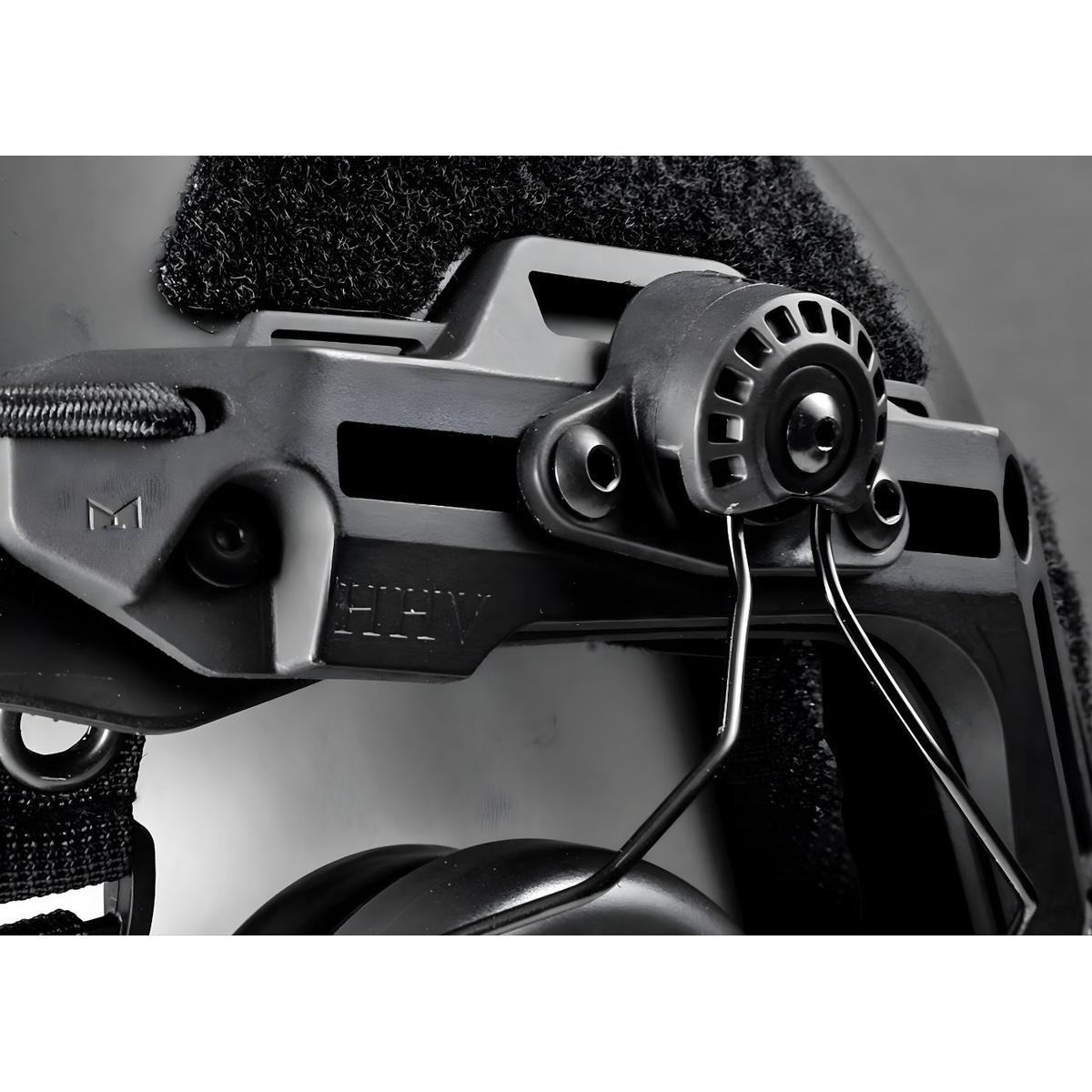 unity tactical montaz mark 2 0 kit do szyn arc 3m peltor comtac invisio czarny hlm m2b