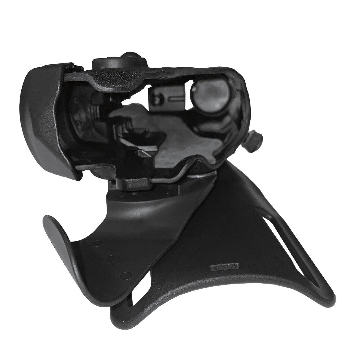 safariland kabura 6390rds mid ride level 3 do pistoletu glock 19 45 black cordura prawa 6390rds 2832 781