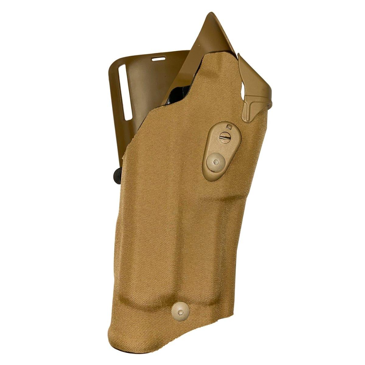 safariland kabura 6395rds als low ride level 1 do pistoletu glock 19 45 mos gen 4 5 lined coyote brown cordura prawa 6395rds 283