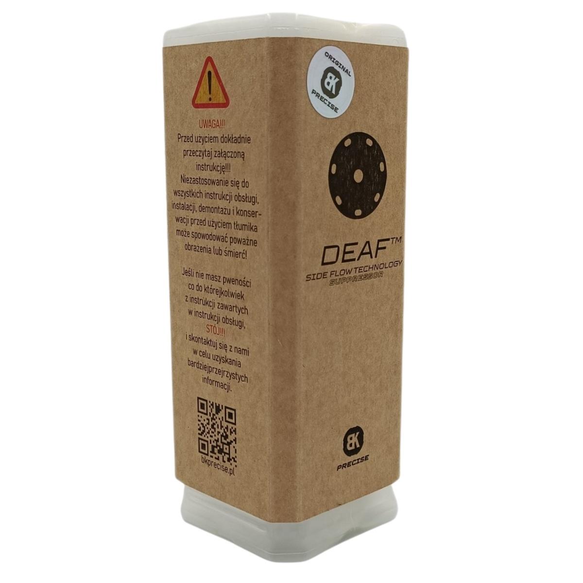 bk precise moderator deaf45 compact taplock brass 223rem