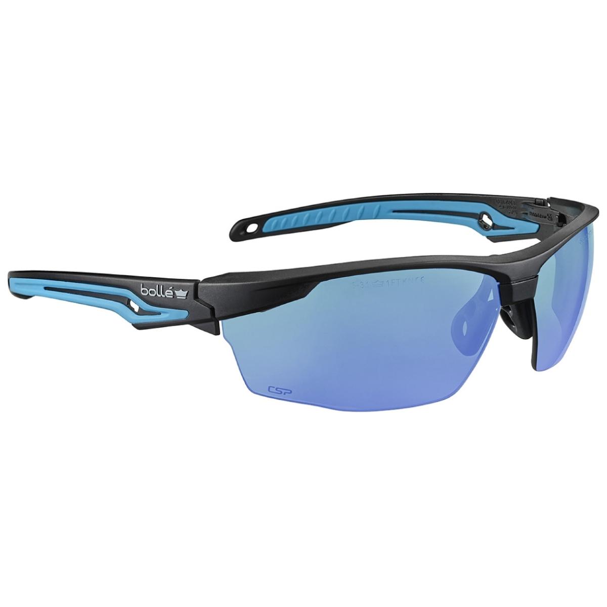 bolle safety okulary ochrone tryon platinum blue cobalt flash tryonn40e