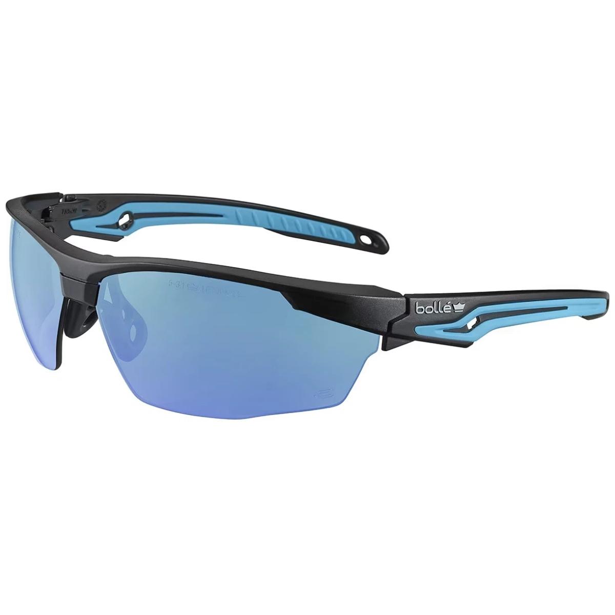 bolle safety okulary ochrone tryon platinum blue cobalt flash tryonn40e