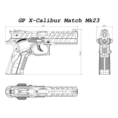 Grand Power X-Calibur MK23...