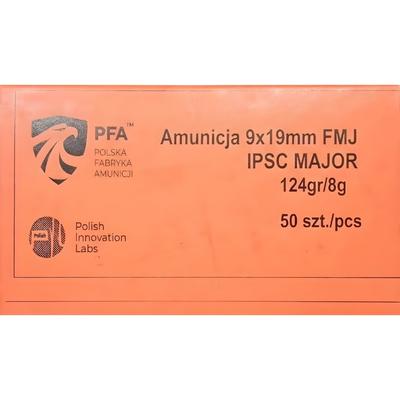 PFA IPSC MAJOR 9x19 8g FMJ...